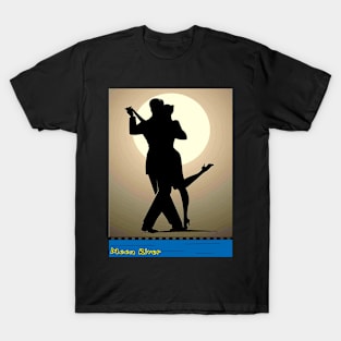 Moon River Dancing Couple Song Print T-Shirt